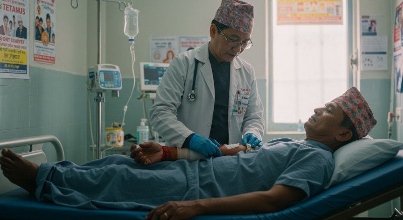 धनुष्टंकार [Tetanus]: कारण, लक्षण, उपचार र रोकथाम